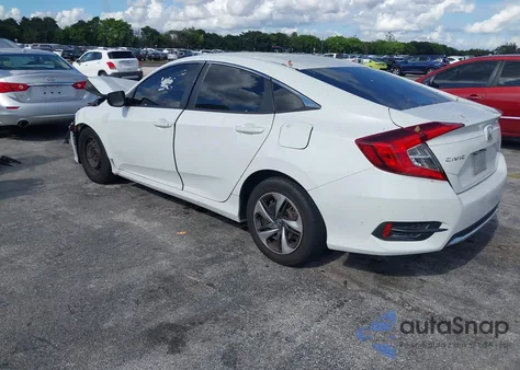 2020 Honda Civic Lx из США, поврежденный, VIN 2HGFC2F64LH509065
